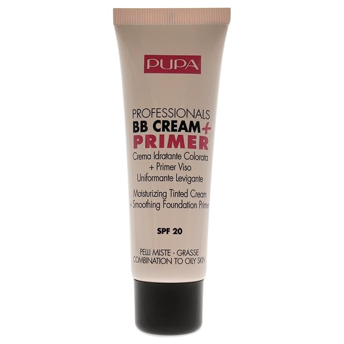 PUPA (Light-Medium) - Milano Professionals BB Cream + Primer, Combination - Oily Skin 50 ml