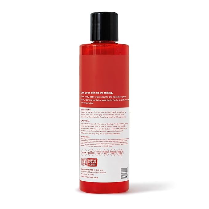 Her Fantasy Box Yummy | Body Wash - Indulgent, Luxurious Body Wash for Deep Cleansing, Moisturizing, and Nourishing Skin - Refreshing Scent for All Skin Types - 16 oz