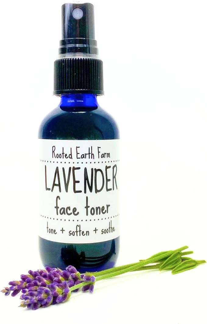 Lavender Infused Face Toner - 2 fl oz - Facial Toning Spray - Herbal with Lavender Essential Oil