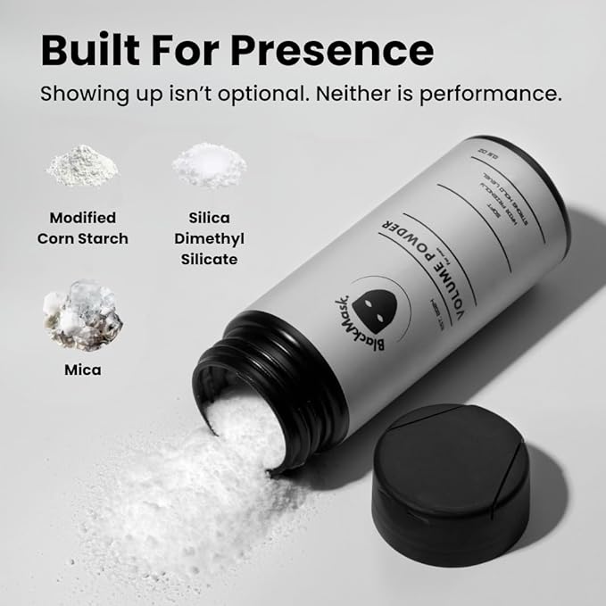 Texture Powder for Men, Easy to Apply - Instantly Adds Texture & Volume, Strong Hold, Hair Powder for Men (Pack of 2)