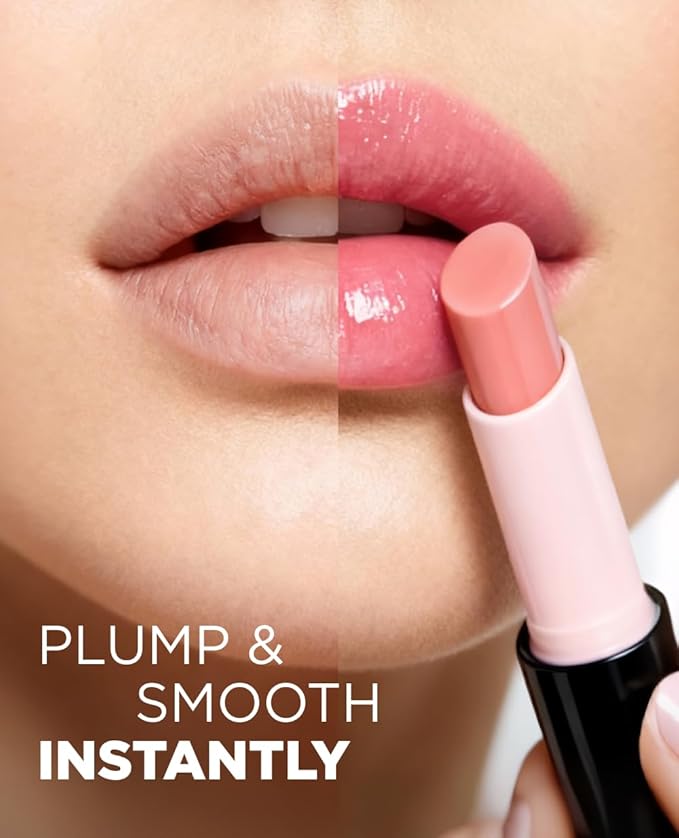 EITHER& Melting Syrup Balm (01 SPICY PINK), Korean Lip Balm, with Shea Butter & Plant-Derived Oils, Plumping, Non-Sticky, Tinted, Warming Sensation, Glossy Finish (0.25 fl. oz.)
