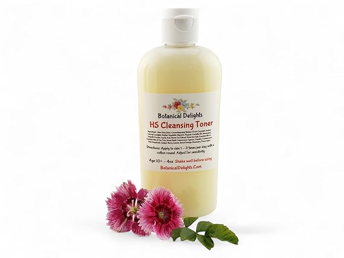Hidradenitis Suppurativa Cleansing Toner and Calming Balm - Designed specifically to soothe and prevent HS flare-ups - Eases pain and allow the toxins inside to drain and begin skin rejuvenation