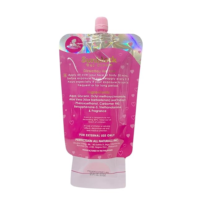 1 Sachet Perfect Skin Sunblock Gel-Cream SPF 45-50g