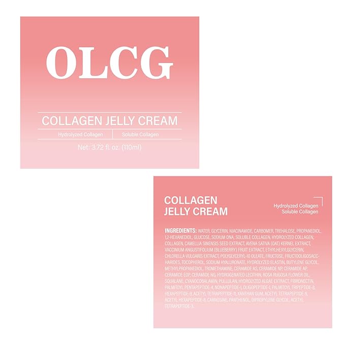 Collagen Jelly Cream – A Gel-Textured Moisturizing Cream For Radiant And Plump Skin – Contains Hydrolyzed Collagen And Sodium Hyaluronate – Suitable For Daily Use