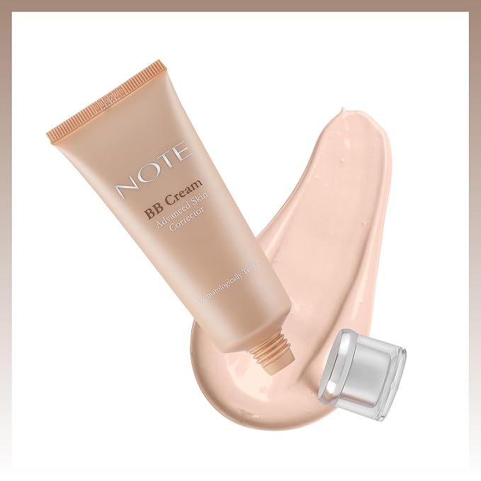 NOTE BB Cream SPF 15 - Tinted Moisturizer Face Cream with Vitamin E - Hydrating Foundation Makeup for Lasting Natural Finish - 100-1 oz