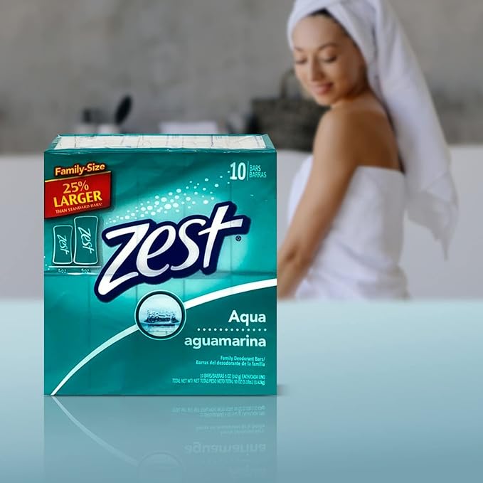 Zest Aqua Soap 5 oz, 10 count