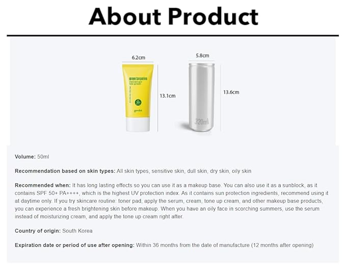 [GOODAL] Green Tangerine Vita C Dark Spot Tone Up Sun Cream