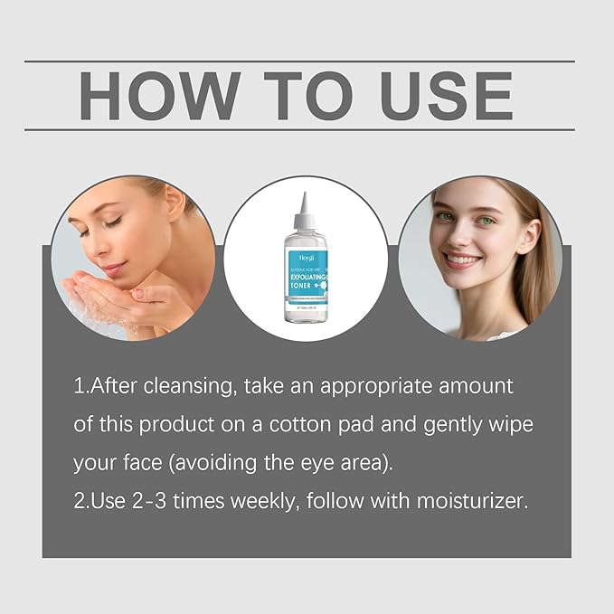 Glycolic Acid Exfoliating Toner for Face, Exfoliant for Oily & Combination Skin, Gently Removes Dead Cells, Refines Pores for Smoother Texture & a Refreshed, Healthy-Looking Glow (1)