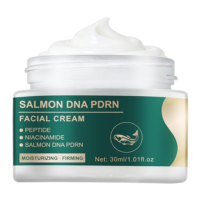 IREV PDRN Moisturizing Cream, Pure Salmon DNA PDRN Face Moisturizer, Face Moisturizer with Niacinamide Peptides, Anti Aging Face Cream for Glass Skin, Dry Skin Daily Skin Care