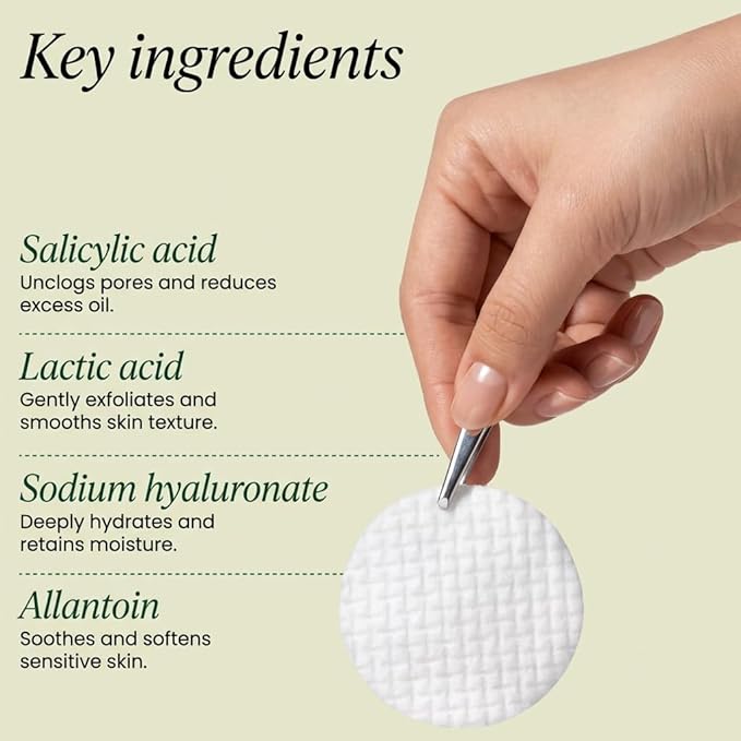 QUIA Korean Skincare Duo - Toner Pads + Collagen Jelly Cream - Lightweight Daily Hydration System - Refine Texture, Plump & Firm Appearance - Non-Greasy Gel Moisturizer for Glowing Skin