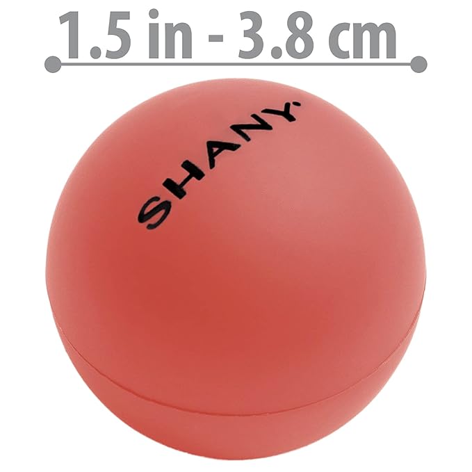 SHANY Lip Balm Sphere - Nourishing Hydrating Lip Balm Lip Care Infused with Shea Butter and Moisturizing Oils to Soothe and Repair Dry and Cracked Lips - Red