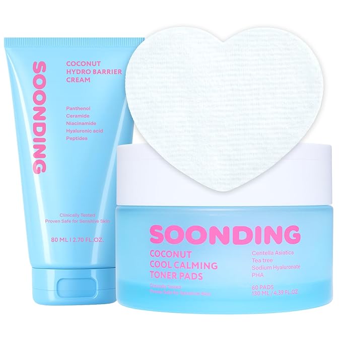 Gentle Exfoliating & Barrier Duo - Hydro Barrier Cream + Toner Pad
