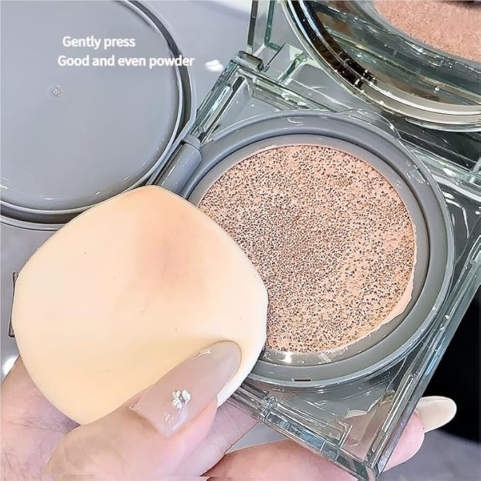 Hydrating Cushion Foundation – Lightweight Moisture BB Cream, Natural Brightening, Buildable Coverage, Dewy Finish(01#)