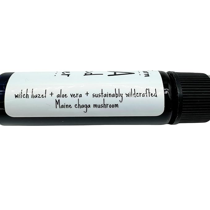 Unscented Chaga Mushroom Face Toner - 1 fl oz - Herbal Spray - Infused Natural Facial Mist for Dry Skin