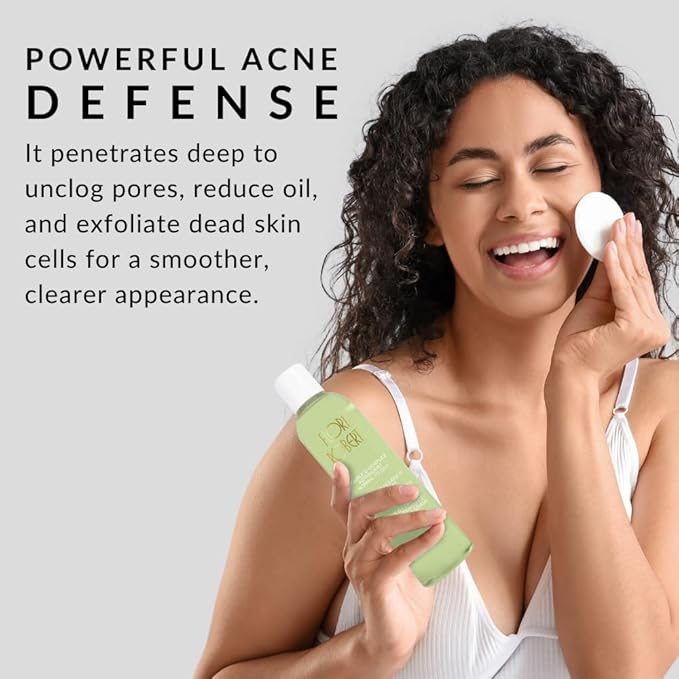 Double O Complex Astringent by Flori Roberts, 20% Salicylic Acid for Acne Prone Skin, Helps Clear Acne Blemishes, Facial Cleanser for Pimples