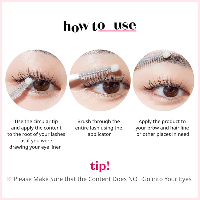 ETUDE My Lash Serum, Eyelash Strengthening Formula with Biotin, Ginger extract for Lash health and growth, Mascara Essence, Mascara Serum, Vegan Certified, Korean Makeup (0.3 Fl Oz)