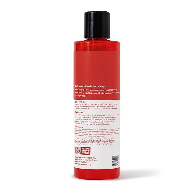 Her Fantasy Box Yummy | Body Wash - Indulgent, Luxurious Body Wash for Deep Cleansing, Moisturizing, and Nourishing Skin - Refreshing Scent for All Skin Types - 8 oz