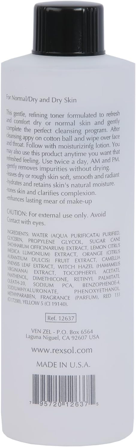 REXSOL Cellular Refining Toner Normal/Dry and Dry Skin (240 ml / 8 fl oz)
