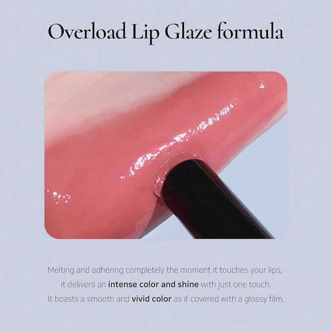 DINTO Official(Cendrillon Collection) Overlord Lip Glaze (8 colors)| Korean Cosmetics | Vegan | Moisturizing Gloss | Glass Lip | Long Lasting Color | High Density (336 Minuit)
