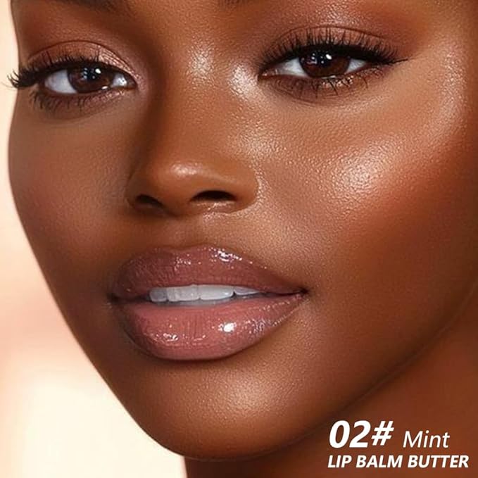 Summer Lip Butter Lip Balm, Ultra-Hydrating Natural Vegan Lip Balm, Sheer-Tinted Shine & Hydration, Soothes & Softens Dry Lips Skincare, Bálsamo labial hidratante #2 Mint