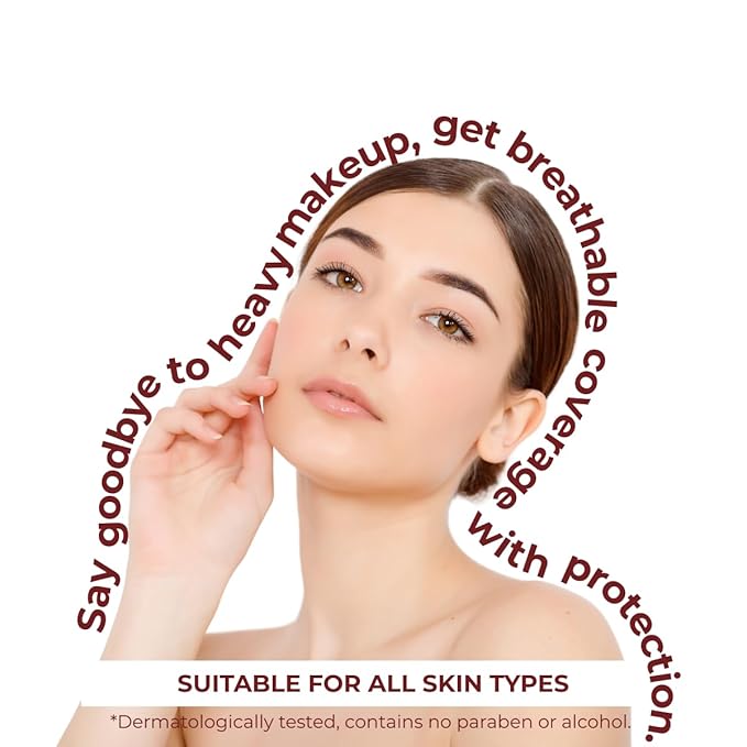 LICAPE® Tinted Sunscreen SPF 50 – High Protection Sunscreen for Face, Lightweight Skin Care with Natural Coverage