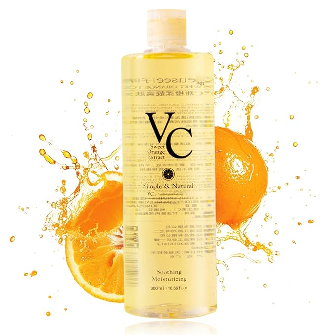 VC Toner Intensive, VC Toner Refreshing Hydrating Rejuvenating, Vitamin C Moisturizing Toner, Hydrating Facial Toner - 300ml