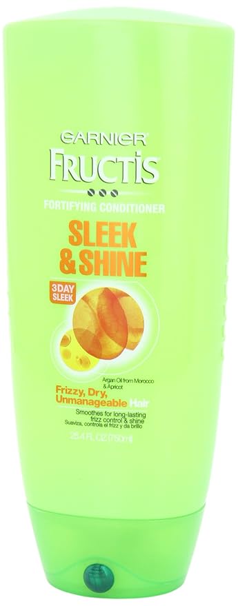 Garnier Fructis Sleek & Shine Conditioner, 25.4 Fluid Ounce