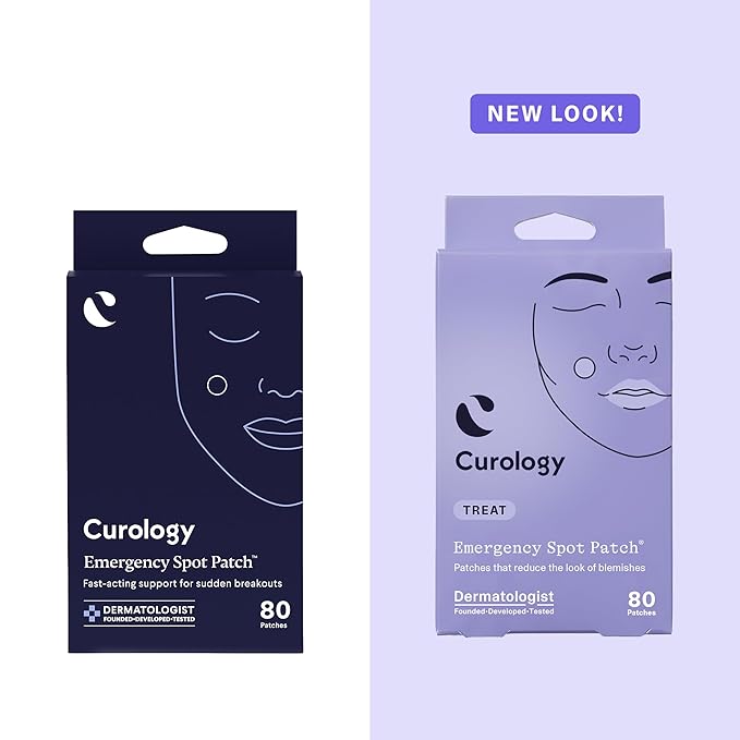 Curology Emergency Spot Pimple Patches for Face, Hydrocolloid Pimple Patches Fast-Acting, 160 Count
