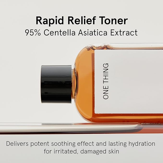 ONE THING Centella Asiatica Extract CICA Toner 1.35 Fl Oz | Hydrating Soothing Facial Extracto for Sensitive Oily Acne Prone Skin, Pure Centella, Redness and Irritation Relief | Vegan Korean Skin Care