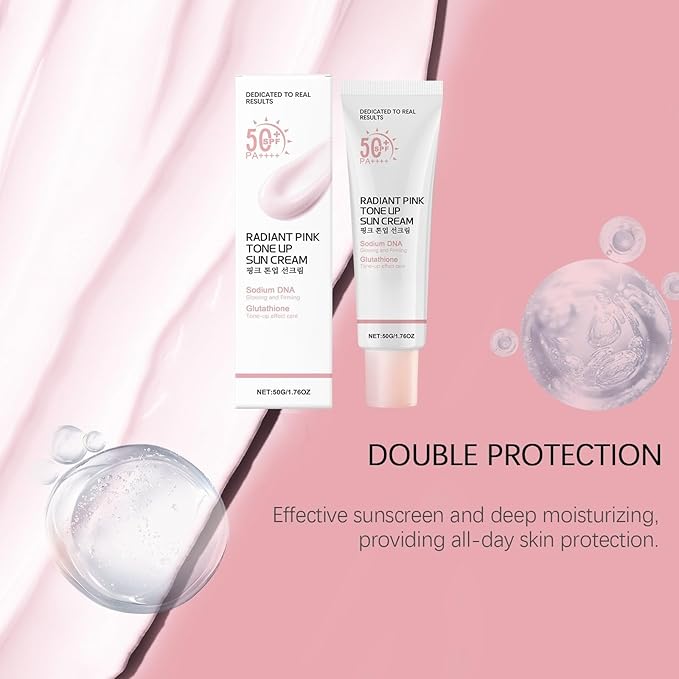 Sunscreen SPF 50+, Sunscreen Lotion SPF 50 PA++++ Sun Screen Protector Under Makeup Cream Waterproof Sweat-Proof Moisturizing Skin for Face & Body