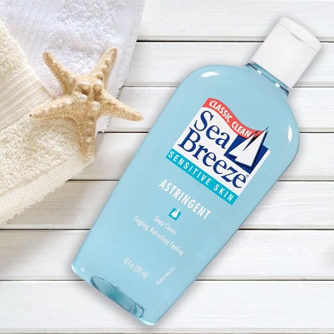 Sea Breeze Sensitive Skin Astringent 10 oz (Pack of 3)