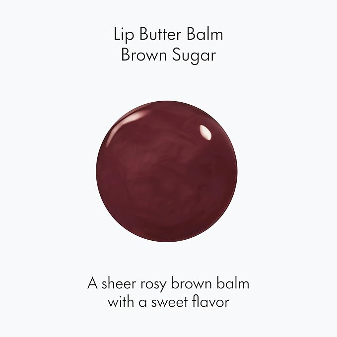 Ruby & Millie Tinted Lip Balm Brown Sugar - Hydrating Moisturizing Lip Butter Balm Treatment - Glossy Vegan Lipbalm 0.5 Oz