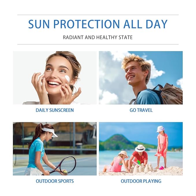 2PCS Centella Sunscreen SPF 50 PA++++, Hyalu Cica Water-Fit Sun Serum, Lightweight Sunscreen with Centella Asiatica, Hydrating & Non-Greasy Sun Protection for Sensitive Skin