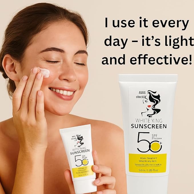 SUNSCREEN WHITENING SPF 50 PA++++ – Whitening, Moisturizing and Water Resistant Sunscreen – UVA/UVB Protection suitable for sensitive skin