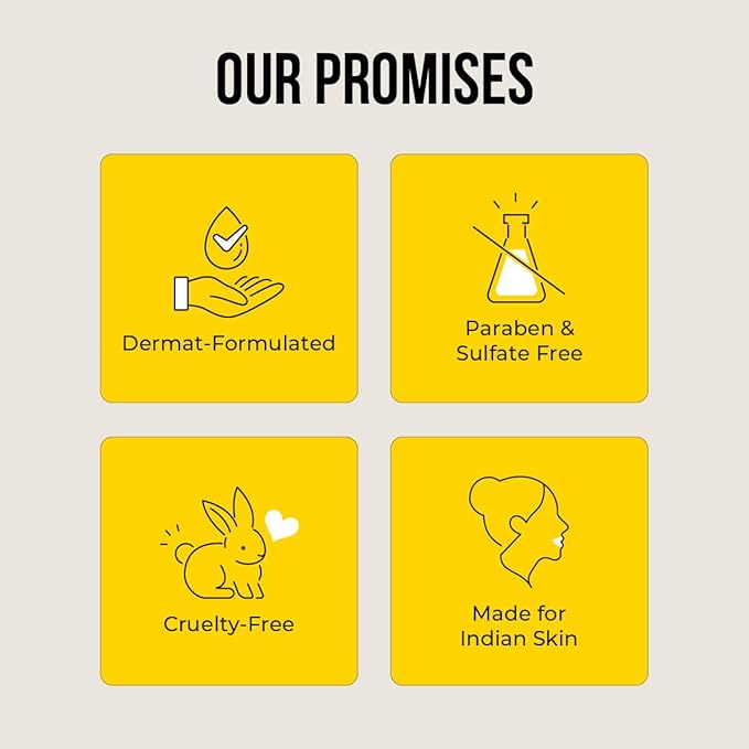 Dr. Sheth's Haldi & Hyaluronic Acid Sunscreen with 1% Hyaluronic Acid Spf 50+ Pa+++ Protects Against UVA/B & Blue Light Hydrating & Brightening For Men & Women For All Skin Type 50 g
