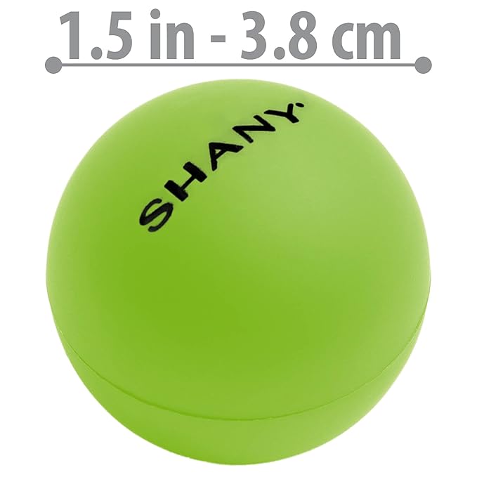 SHANY Lip Balm Sphere - Nourishing Hydrating Lip Balm Lip Care Infused with Shea Butter and Moisturizing Oils to Soothe and Repair Dry and Cracked Lips - Green