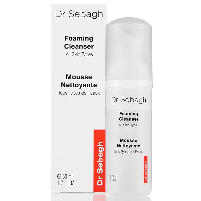 Dr Sebagh 2-in-1 Toner & Cleanser (1.7 fl oz) - Gentle Face Wash - Deep Pore Cleanser & Makeup Remover - Foam Cleanser for Oily Skin - Award-Winning