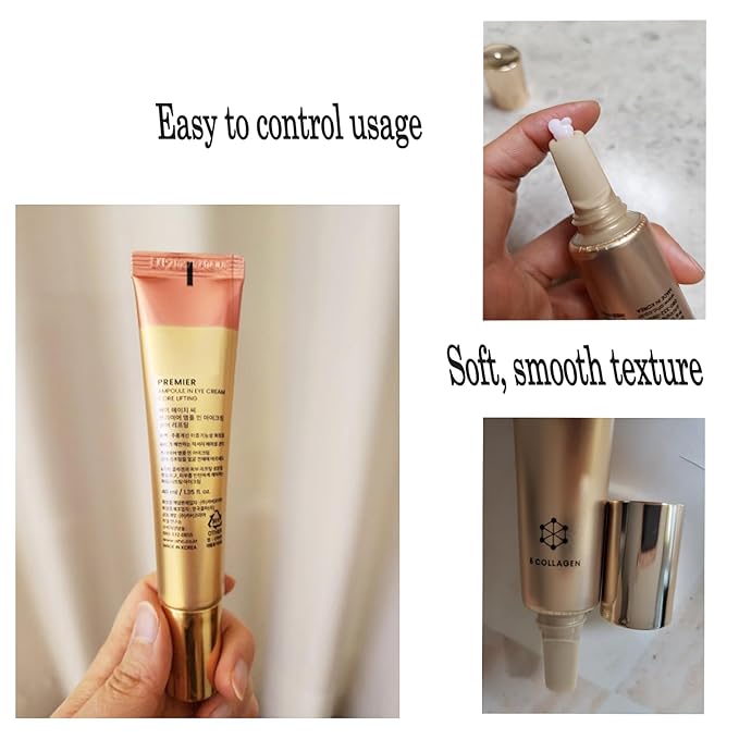 Soft Texture, Nourishing Eye Cream, Portable size for Skin Care Anywhere, For A.H.C Premier Ampoule in Core Lifting Eye Cream Season12, 40ml (2 SET)