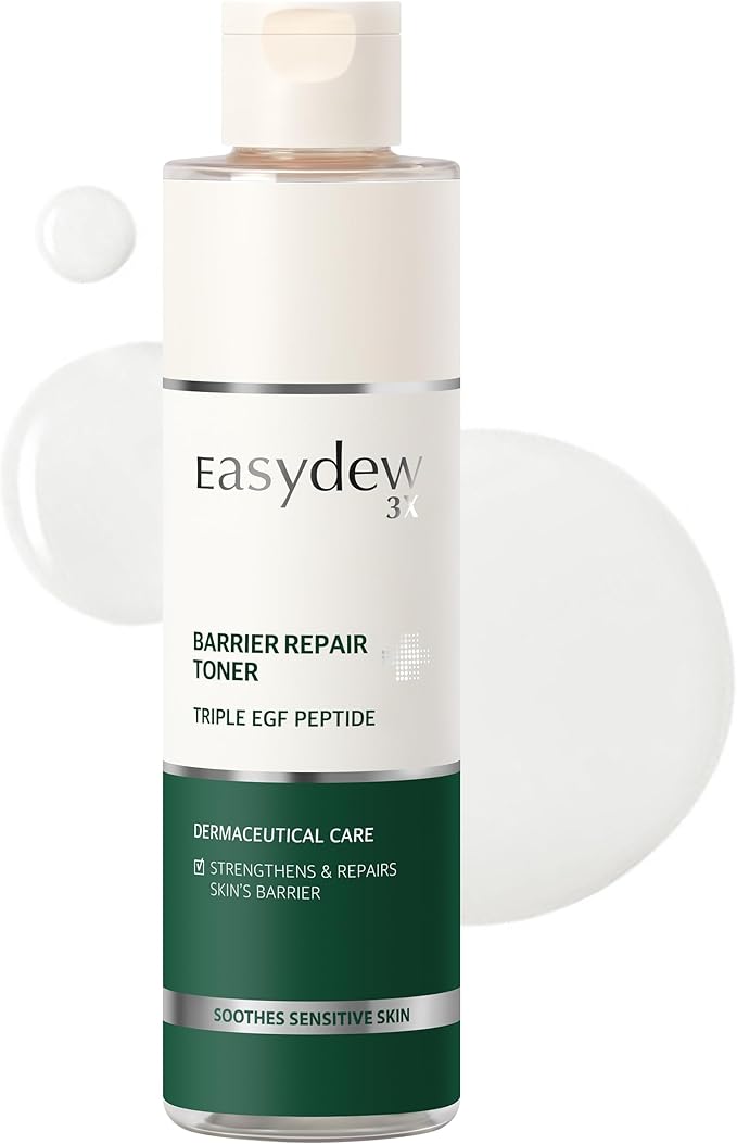 EASYDEW Barrier Repair Toner - PHA Face Toner for Smooth, Moisturized Skin - Ideal for Dry and Irritated Skin, 6.76 fl.oz