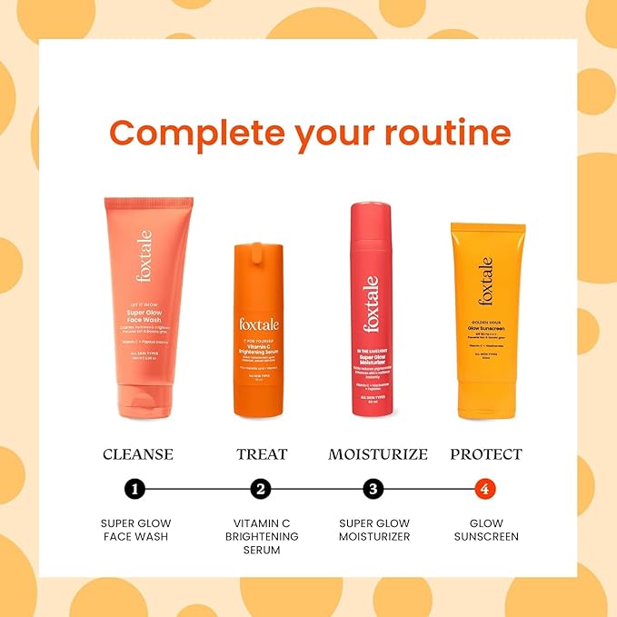FoxTale Spf 50 Vitamin C Glow Sunscreen With Pa++++ & Niacinamide (5)