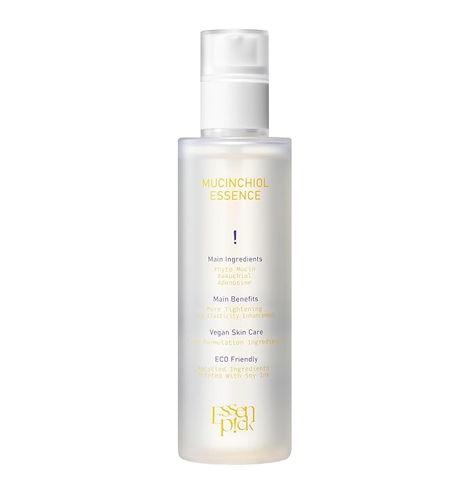 Musinchiol Mucus-Based Pore-Tightening & Elasticity Essence with Patented Phyto-Mucin Complex