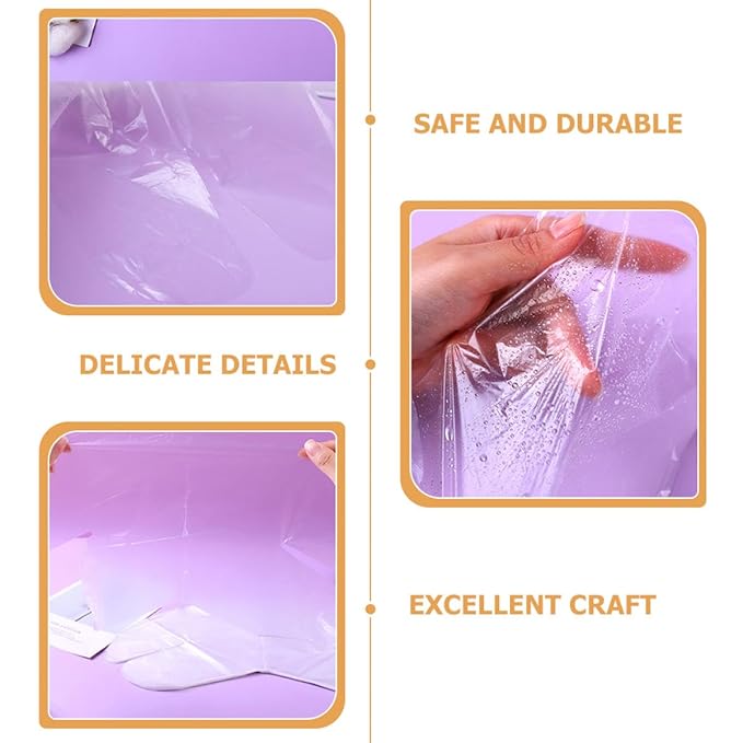 Disposable Neck Mask Patches 200Pcs PE Plastic Toner Mask Sheets Hydrating Skin Care Salon Use
