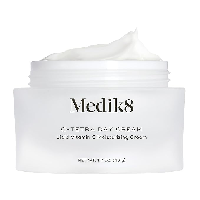 Medik8 C-Tetra Day Cream - Lipid Vitamin C Face Cream - Hydrating, Anti Aging Face Cream - Lightweight Daily Face Moisturizer with Vitamin C - 1.7 oz