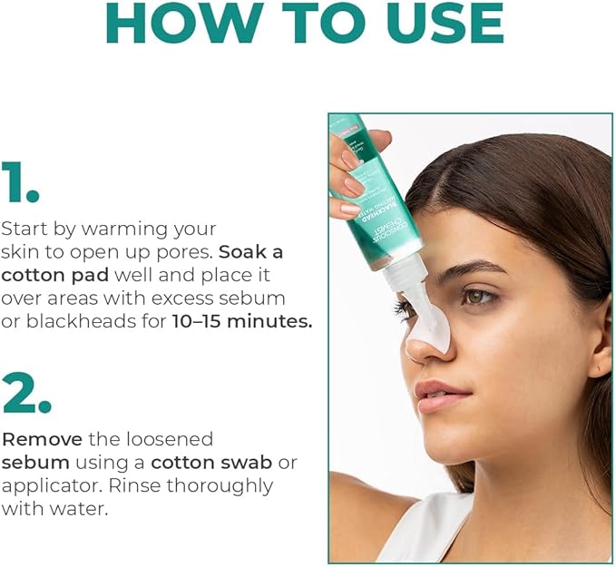 Concious Chemists Blackhead Melting Water | 100ml | Gentle Pore Treatment with Succinic, Glycolic Acid & CICA Exosome | Unclogs Pores, Dissolves Blackheads & Smoothens Skin | Toner for Men & Women
