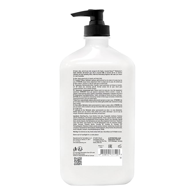 Devoted Creations Coconut Kisses Daily Moisturizer - Skin Softening Body Moisturizing Lavish Hydrating Daily Moisturizer