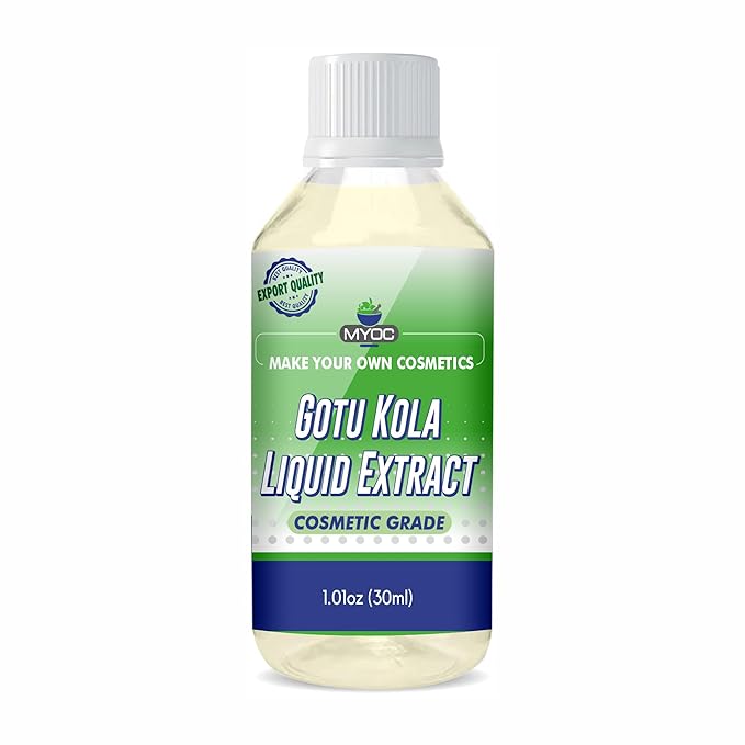 Gotu Kola Liquid Extract | Cosmetic Grade Botanical Ingredient | Non-Edible | Herbal Extract for DIY Skincare & Haircare | 30ml / 1.01 Fl Oz