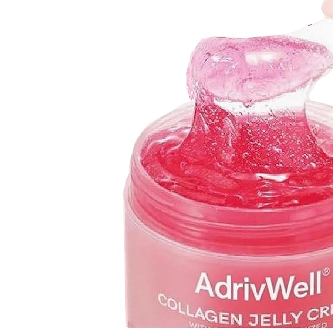 Collagen Jelly Cream,Korean Face Moisturizer with Niacinamide&Freeze-Dried Hydrolyzed Collagen,Glow Hydration & Anti-Aging Skincare for Fine Lines,& Dullness,24 Hour Hydration(3.71 fl.oz.)