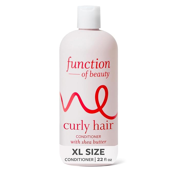 Function of Beauty Curly Hair Conditioner, XL - Sulfate-Free Conditioner for Natural Curls & Bounce - Curl Defining, Hydrating & Moisturizing with Shea Butter - Dry & Dull Hair Care Products