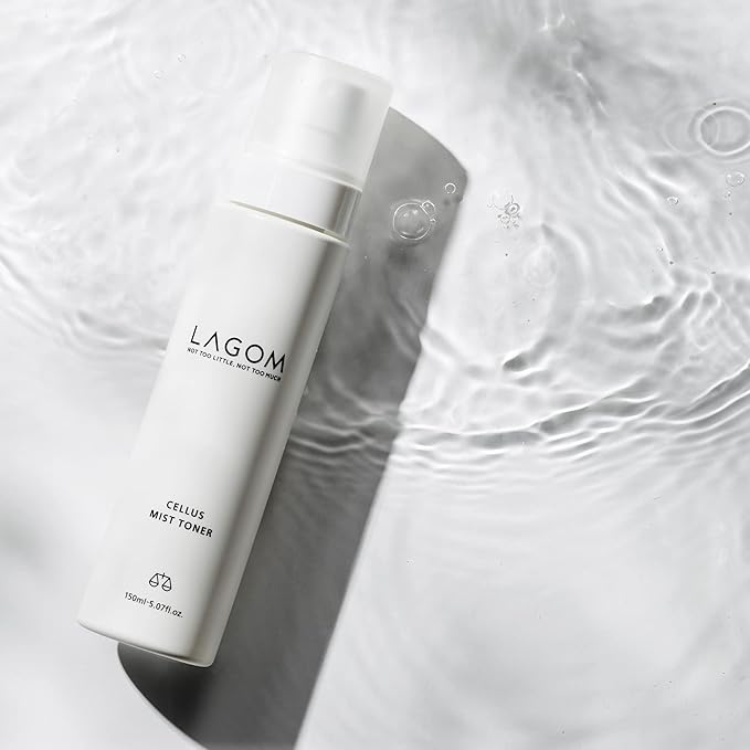 LAGOM Cellus Mist Toner, Face Moisturizer, Skin Barrier Strenghtening Hydration Spray, pH Protection, Alcohol-Free, Zero-Irritation for Sensitive Skin 4.05 fl. oz.
