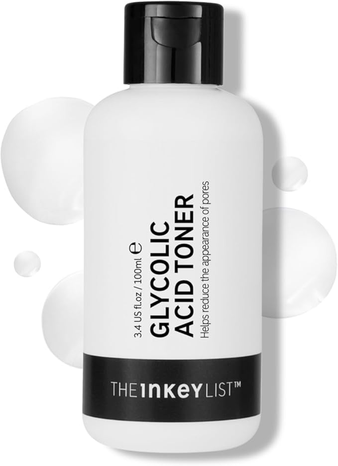 The INKEY List 10% Glycolic Acid Toner 3.4 Fl Oz, Includes Witch Hazel, Pore Minimising Toner, Brightens Skin, Vegan Friendly, Suitable for Normal/Oily Skin
